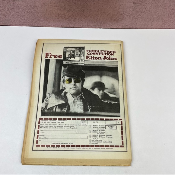 Vintage Rolling Stone Magazine Muhammad Ali March 18, 1971 Music Art History - Picture 4 of 5